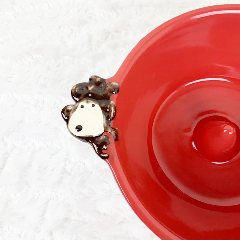 Vintage LTD Commodities Monkey Handles Bread Cake Pan Bowl Safari